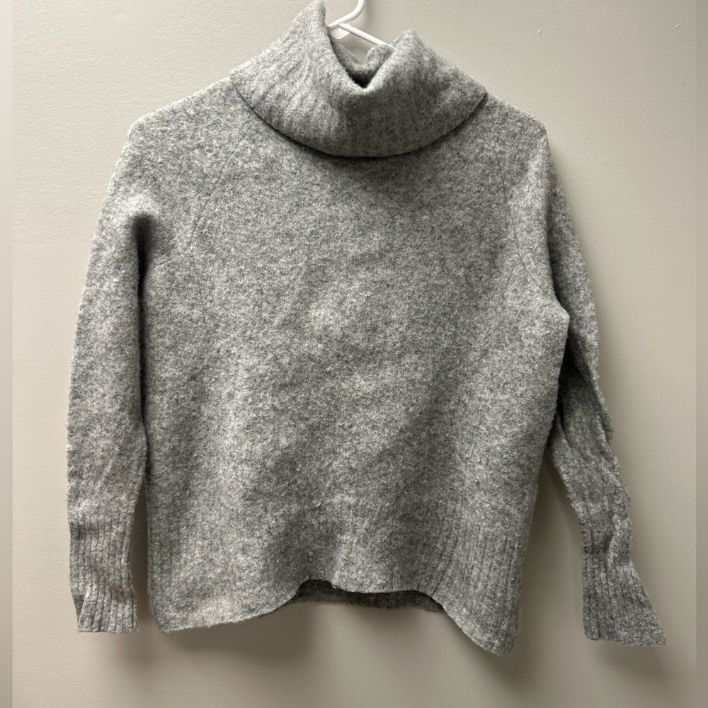 Aritzia Community Grey Cowlneck Sweater